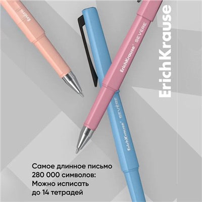 Ручка шариковая, ErichKrause, Severe Stick Manga, узел 0.7 мм, мягкое и быстрое письмо без усилий, чернила синие, микс