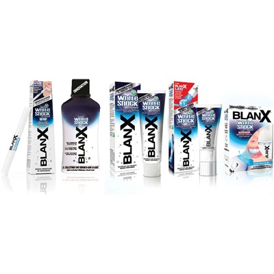 Отбеливающая зубная паста BlanX White Shock 75 мл