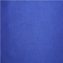 Ткань для рукоделия, атлас, однотонный синий, лоскут  50 × 50 см