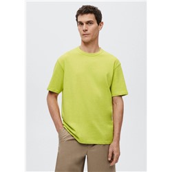 Camiseta algodón relaxed fit -  Hombre | MANGO OUTLET España