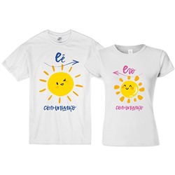 Парные футболки "Его солнышко, ее солнышко"