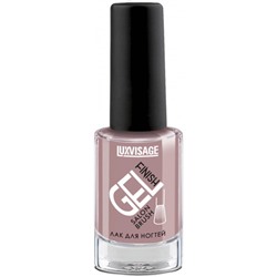 Лак для ногтей LuxVisage Gel finish, тон 16 - Бежево-коричневый