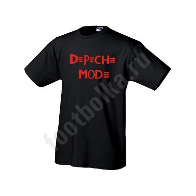 Футболка "Depeche Mode" (красная надпись)