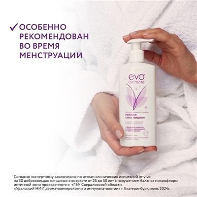 Гель для интимной гигиены EVO Intimate нежная сила мицелл, 250 мл
