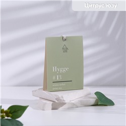 Аромасаше "Hygge" ароматическое, 8х10 см, цитрус и юзу, 16 гр