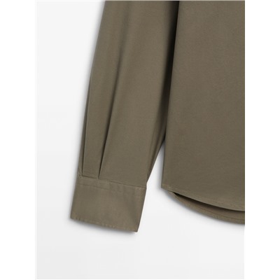 Sobrecamisa doble bolsillo mezcla algodón