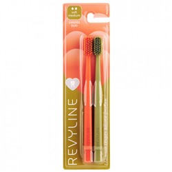 Набор из 2 щеток Revyline SM 6000 DUO Orange + Khaki