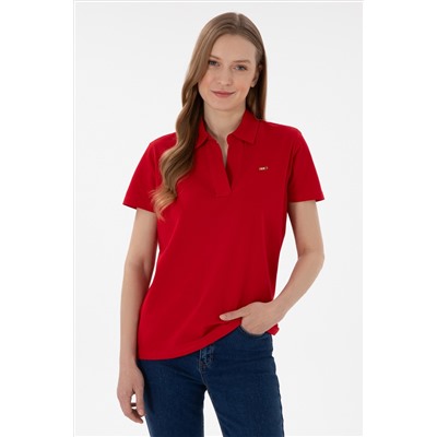 Женщина Red Basic T -Fish Surprise Discount в корзине