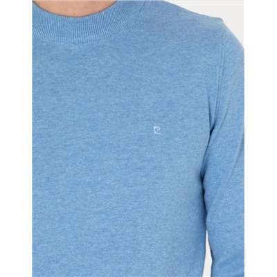 Blue Melanj Slim Fit Half Fisherman воротник основной трикотаж казах