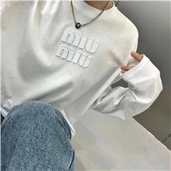 Классный лонгслив Mi*u Mi*u 🩷  Реплика 1:1