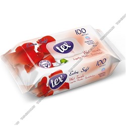 Влажные салфетки 100шт "Роза" (24)