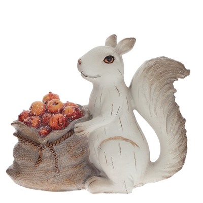 Фигурка декоративная "Белочка", L15 W6 H12,5 см, 2в.