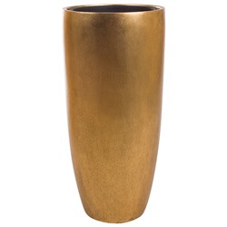 Кашпо Nobilis Marco "Pa-gold Vase" (полистоун), D30хH65 см, с тех.горшком