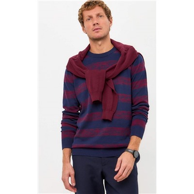 Джемпер P421-1560 d.blue-bordo