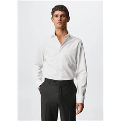 Camisa traje slim fit algodón -  Hombre | MANGO OUTLET España