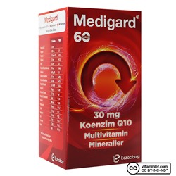 Eczacıbaşı Medigard Витаминно-минеральный комплекс CoQ10 60 таблеток