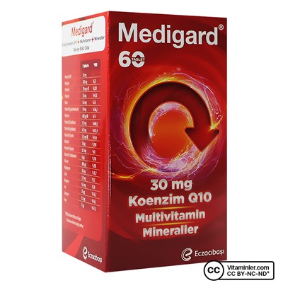 Eczacıbaşı Medigard Витаминно-минеральный комплекс CoQ10 60 таблеток