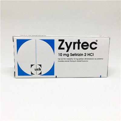 ZYRTEC 10 mg 20 film tablet (название лекарства на русском / аналоги Зиртек)