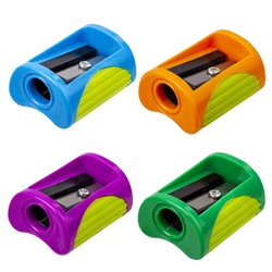 Точилка BRAUBERG "Original", пластиковая, корпус ассорти, 228465