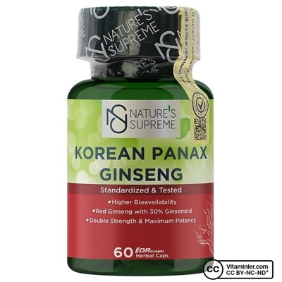 Nature's Supreme Korean Panax Ginseng 60 капсул