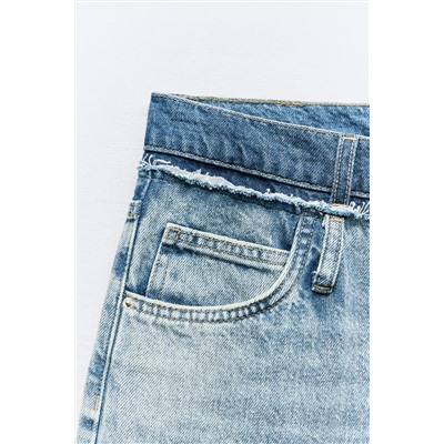 JEANS Z1975 RECTOS DOBLE CINTURA TIRO ALTO FULL LENGTH