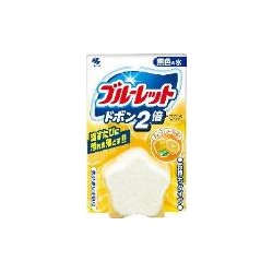 Kobayashi Таблетка "Bluelet Dobon W" для бачка унитаза «Bluelet - грейпфрут» (двойная) 120 г / 48