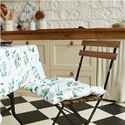 Подушка на стул "Этель" Eucalyptus 42х42см, 100% хл, саржа 190 г/м2