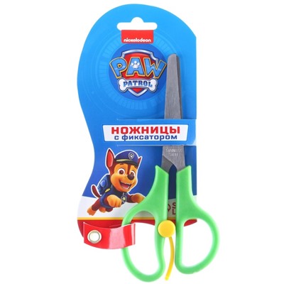 Ножницы детские 13 см, безопасные, пластиковые ручки с фиксатором, МИКС