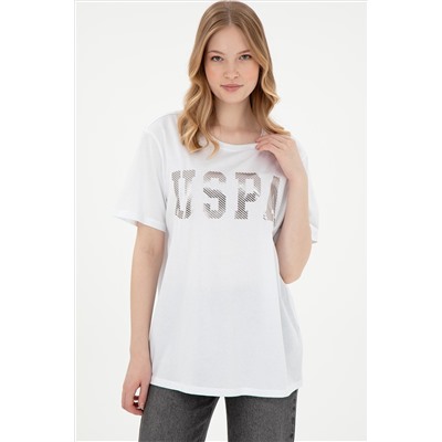 Женщина White Basic T -Fish Surprise Discount в корзине