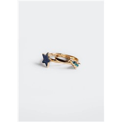 Pack 2 anillos combinados -  Niña | MANGO OUTLET España