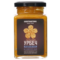 Урбеч из золотистого льна, 260мл