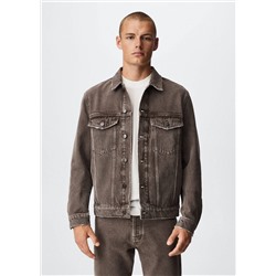 Cazadora vaquera oversize -  Hombre | MANGO OUTLET España