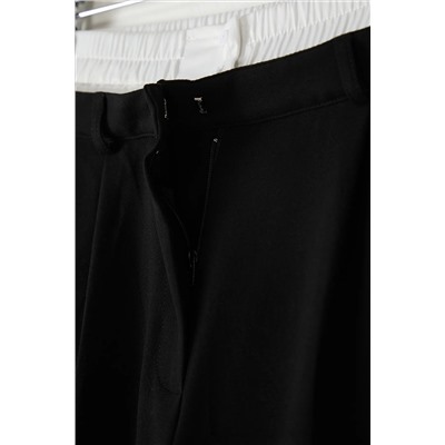Ограниченная серия Black Wide Bel Boxer подробный ткацкий брюки Twoaw24pl00273