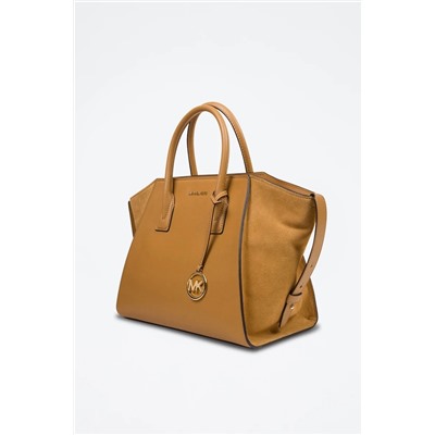 Bolso de piel - Marrón