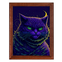 POSV-0393 Постер в рамке 17x23см Угрюмый кот