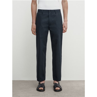 Pantalón popelín jogger fit