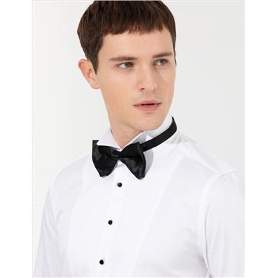 Белый бывший Рубашка для смокинга Slim Fit