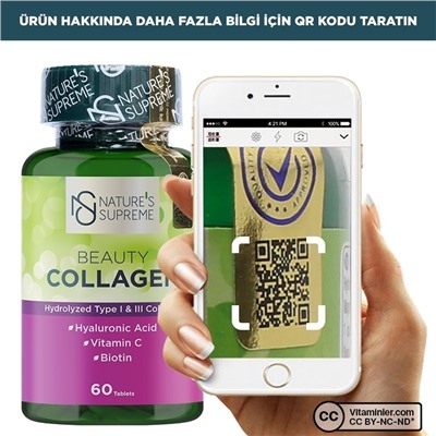 Nature's Supreme Beauty Collagen 60 таблеток