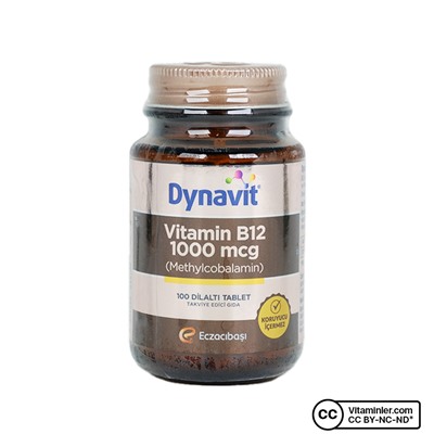 Dynavit Витамин B12 1000 мкг 100 таблеток