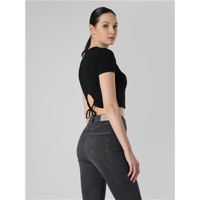 Slim Fit круглое воротнич