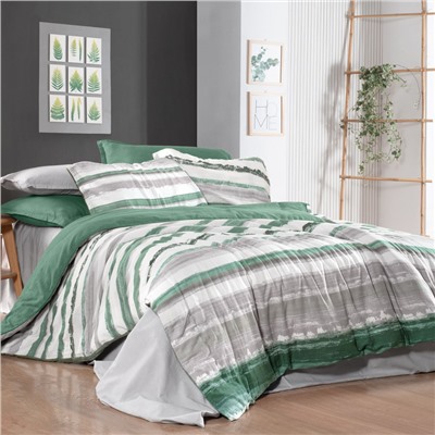 Постельное белье Sarev Mood Comfort муслин 1.5 спальн. N353 MUNDO v2/Yesil