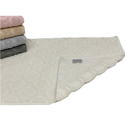 Коврик для ног Карвен TILE 50*80 махра KV 434 krem/крем