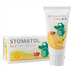 Зубная паста Stomatol Banana-mango (3-7 лет), 50 г