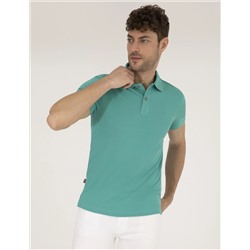 Зеленая слабая подсадка Polo yaka basic t -красавица