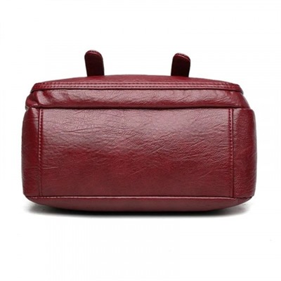 Женская кожаная сумка 242 RED