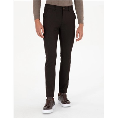 Brown Slim Fit Canvas Bloys