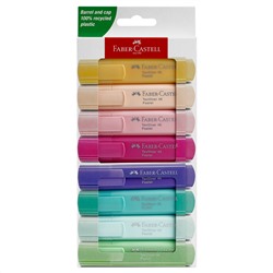 Набор текстовыделителей Faber-Castell "46 Pastel" 08 пастельных цв., 1-5мм