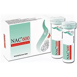 NAC 600 mg 10 efervesan tablet (аналог АСС)