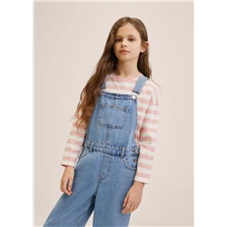 Peto vaquero culotte -  Niña | MANGO OUTLET España