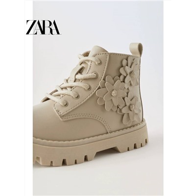ZAR*A  😍 официальный сайт⚡️ стильные осенние ботинки для маленьких модниц , скидка 50🛍    ✅Цвет: на фото     ✅Материал: pu